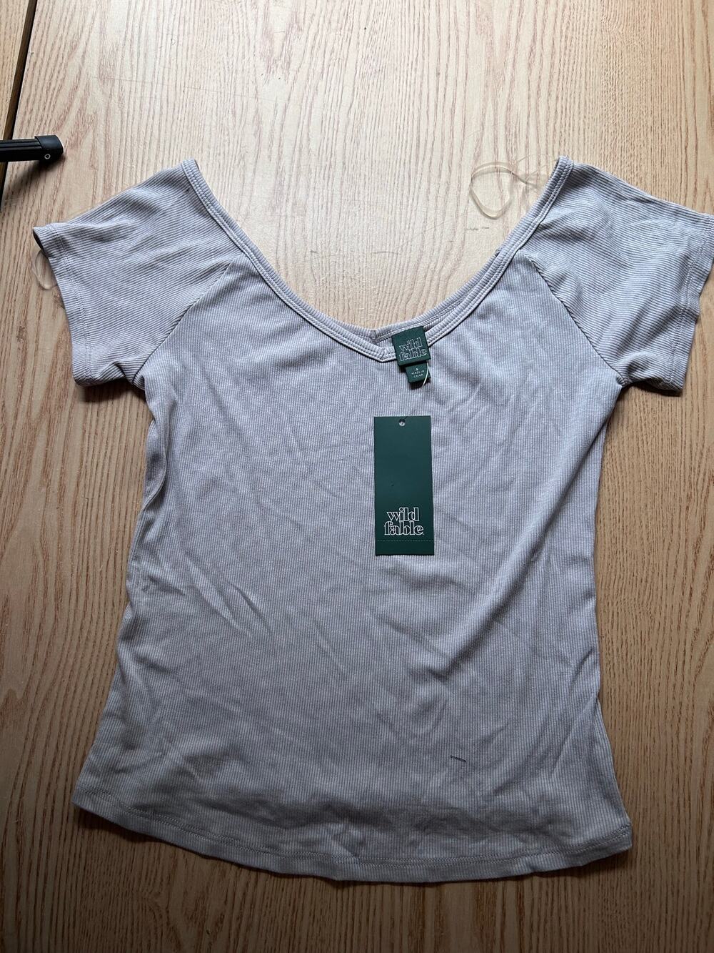 New Women’s Wild Fable T-Shirt Top Lightweight Stretchy Lt Lavender size Small